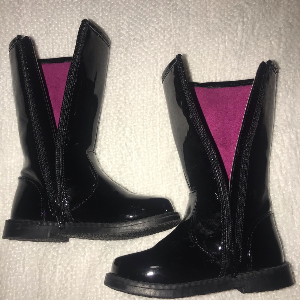 Toddler Tucker + Tate  Patent leather boots.